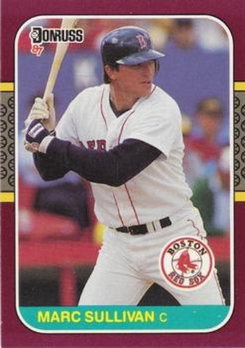 #187 Marc Sullivan - Boston Red Sox - 1987 Donruss Opening Day Baseball