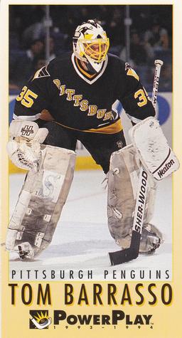 #187 Tom Barrasso - Pittsburgh Penguins - 1993-94 Fleer PowerPlay Hockey