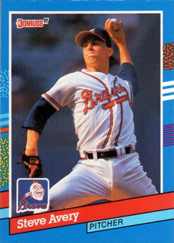#187 Steve Avery - Atlanta Braves - 1991 Donruss Baseball