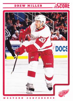 #187 Drew Miller - Detroit Red Wings - 2012-13 Score Hockey