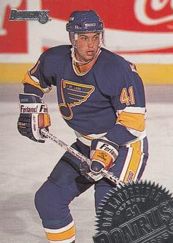 #187 Daniel Laperriere - St. Louis Blues - 1994-95 Donruss Hockey
