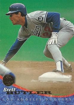 #187 Brett Butler - Los Angeles Dodgers - 1994 Leaf Baseball