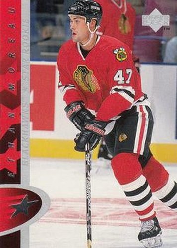 #187 Ethan Moreau - Chicago Blackhawks - 1996-97 Upper Deck Hockey