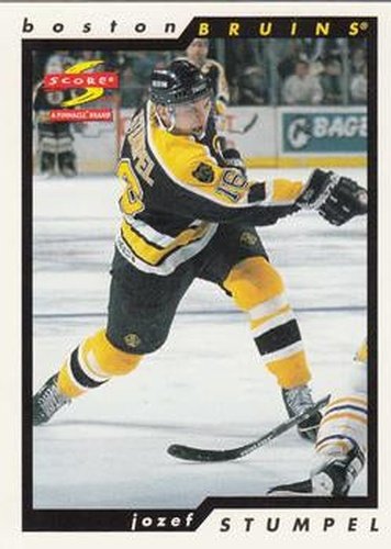 #187 Jozef Stumpel - Boston Bruins - 1996-97 Score Hockey
