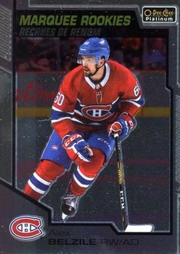 #187 Alex Belzile - Montreal Canadiens - 2020-21 O-Pee-Chee Platinum Hockey