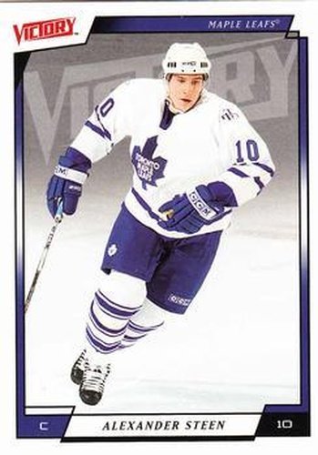#187 Alexander Steen - Toronto Maple Leafs - 2006-07 Upper Deck Victory Hockey