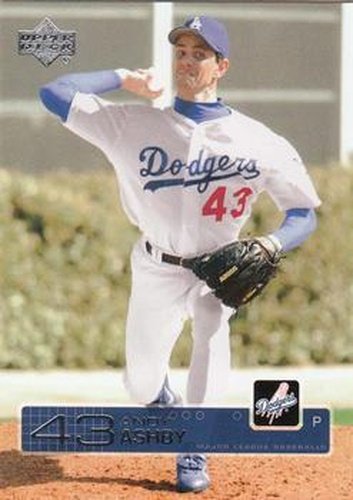 #187 Andy Ashby - Los Angeles Dodgers - 2003 Upper Deck Baseball