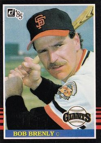 #187 Bob Brenly - San Francisco Giants - 1985 Donruss Baseball