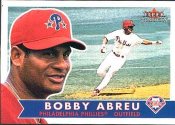 #187 Bobby Abreu - Philadelphia Phillies - 2001 Fleer Tradition Baseball
