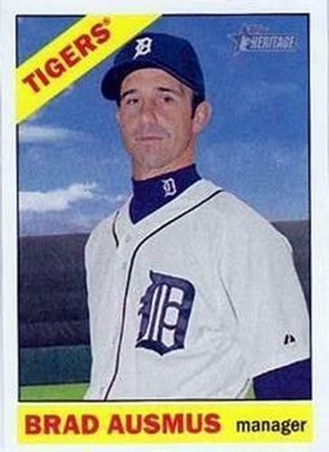 #187 Brad Ausmus - Detroit Tigers - 2015 Topps Heritage Baseball