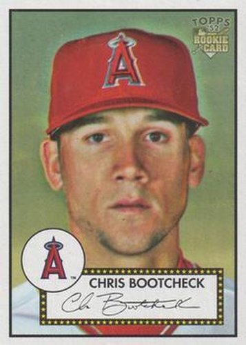 #187 Chris Bootcheck - Los Angeles Angels - 2006 Topps 1952 Edition Baseball