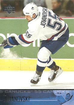 #187 Ed Jovanovski - Vancouver Canucks - 2003-04 Upper Deck Hockey
