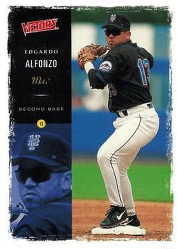 #187 Edgardo Alfonzo - New York Mets - 2000 Upper Deck Victory Baseball