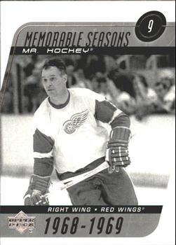 #187 Gordie Howe - Detroit Red Wings - 2002-03 Upper Deck Hockey