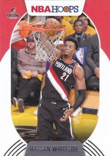 #187 Hassan Whiteside - Portland Trail Blazers - 2020-21 Hoops Basketball