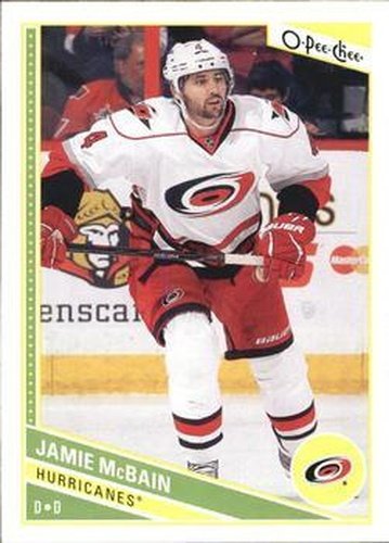 #187 Jamie McBain - Carolina Hurricanes - 2013-14 O-Pee-Chee Hockey