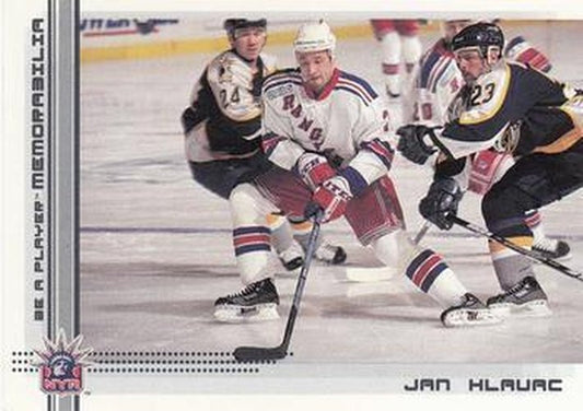 #187 Jan Hlavac - New York Rangers - 2000-01 Be a Player Memorabilia Hockey