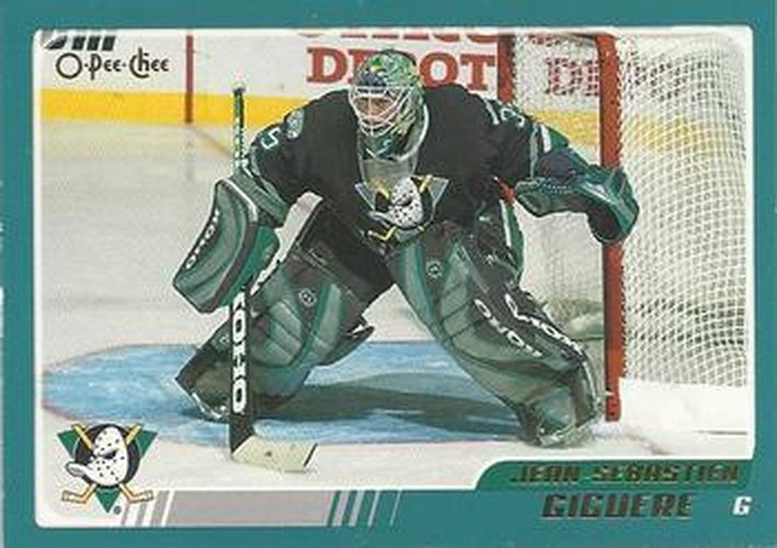 #187 Jean-Sebastien Giguere - Anaheim Mighty Ducks - 2003-04 O-Pee-Chee Hockey