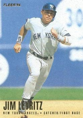 #187 Jim Leyritz - New York Yankees - 1996 Fleer Baseball