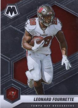 #187 Leonard Fournette - Tampa Bay Buccaneers - 2021 Panini Mosaic Football