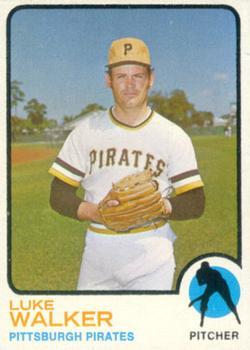 #187 Luke Walker - Pittsburgh Pirates - 1973 Topps Baseball