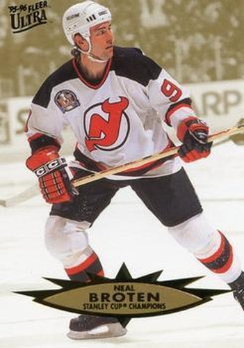 #187 Neal Broten - New Jersey Devils - 1995-96 Ultra Hockey