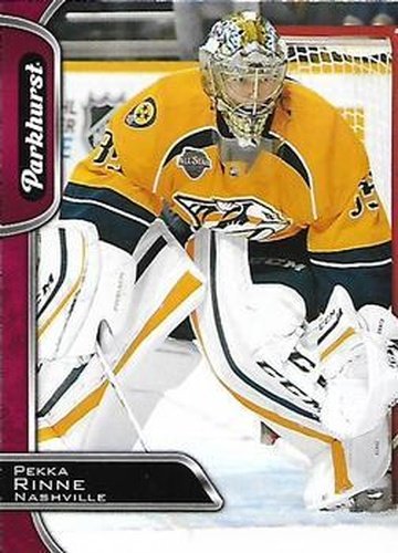 #187 Pekka Rinne - Nashville Predators - 2016-17 Parkhurst - Red Hockey