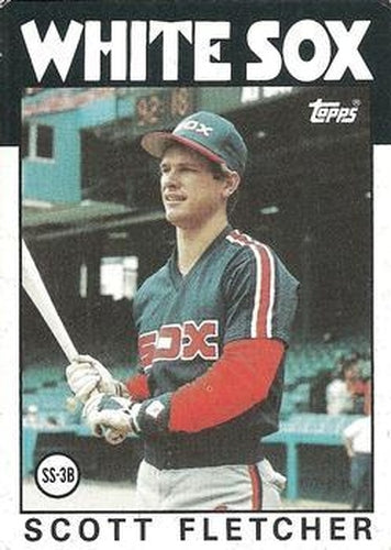 #187 Scott Fletcher - Chicago White Sox - 1986 Topps Baseball