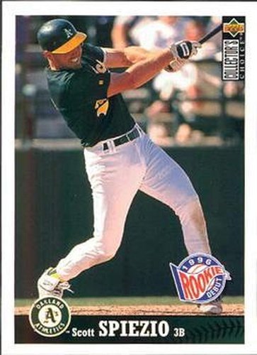 #187 Scott Spiezio - Oakland Athletics - 1997 Collector's Choice Baseball