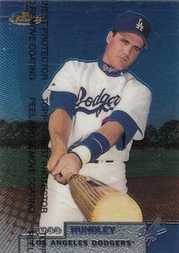 #187 Todd Hundley - Los Angeles Dodgers - 1999 Finest Baseball