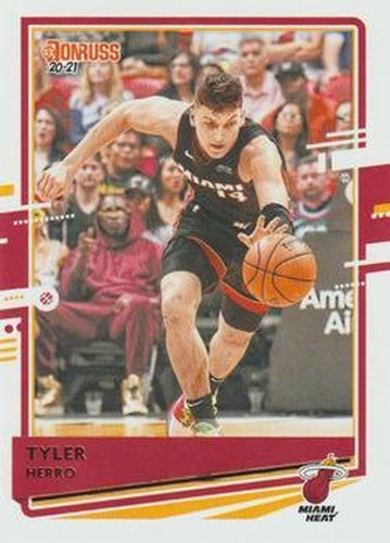 #187 Tyler Herro - Miami Heat - 2020-21 Donruss Basketball