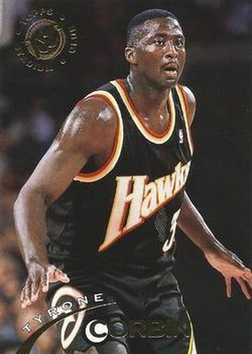 #187 Tyrone Corbin - Atlanta Hawks - 1994-95 Stadium Club Basketball