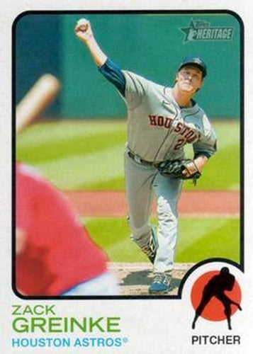 #187 Zack Greinke - Houston Astros - 2022 Topps Heritage Baseball
