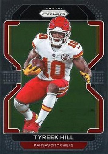 #187 Tyreek Hill - Kansas City Chiefs - 2021 Panini Prizm Football