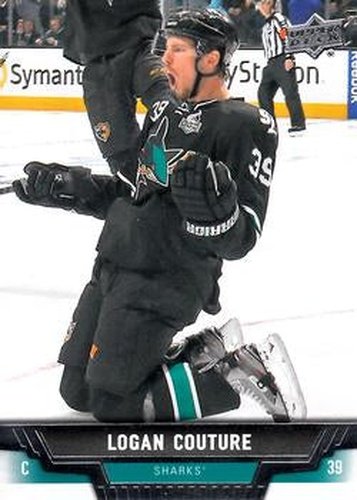 #187 Logan Couture - San Jose Sharks - 2013-14 Upper Deck Hockey