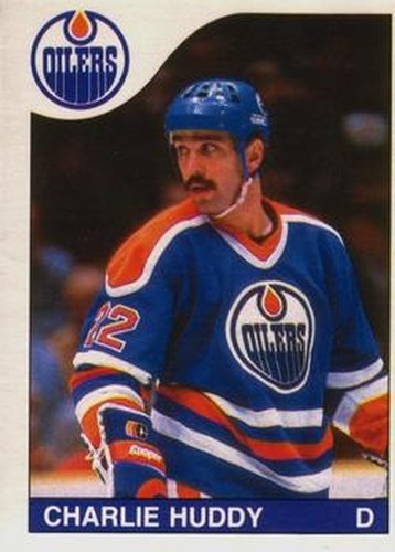 #187 Charlie Huddy - Edmonton Oilers - 1985-86 O-Pee-Chee Hockey