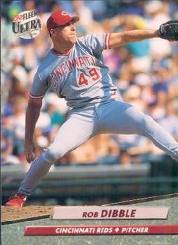#187 Rob Dibble - Cincinnati Reds - 1992 Ultra Baseball
