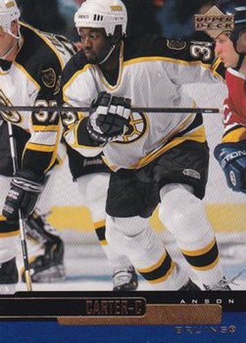 #187 Anson Carter - Boston Bruins - 1999-00 Upper Deck Hockey