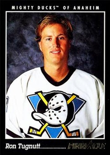 #187 Ron Tugnutt - Anaheim Mighty Ducks - 1993-94 Pinnacle Hockey