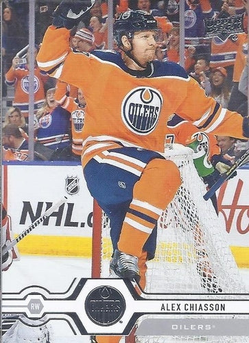 #187 Alex Chiasson - Edmonton Oilers - 2019-20 Upper Deck Hockey