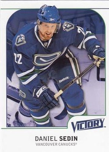 #187 Daniel Sedin - Vancouver Canucks - 2009-10 Upper Deck Victory Hockey