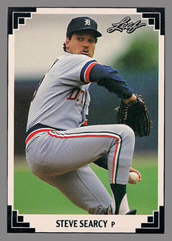 #187 Steve Searcy - Detroit Tigers - 1991 Leaf Baseball