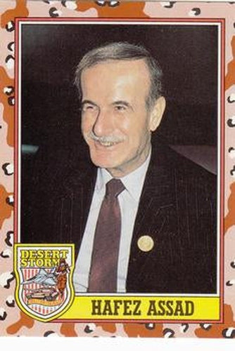 #187 Hafez Assad - 1991 Topps Desert Storm