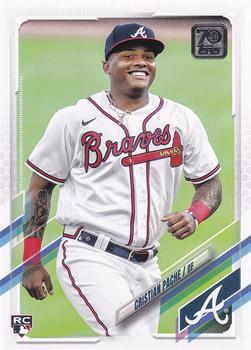#187 Cristian Pache - Atlanta Braves - 2021 Topps Baseball