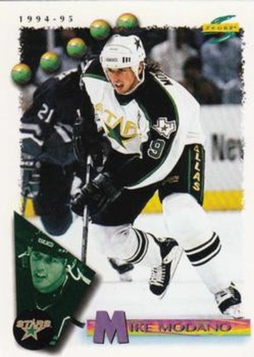 #188 Mike Modano - Dallas Stars - 1994-95 Score Hockey