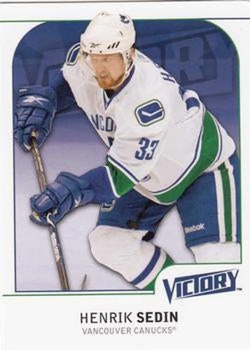 #188 Henrik Sedin - Vancouver Canucks - 2009-10 Upper Deck Victory Hockey