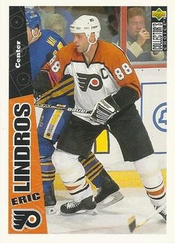 #188 Eric Lindros - Philadelphia Flyers - 1996-97 Collector's Choice Hockey