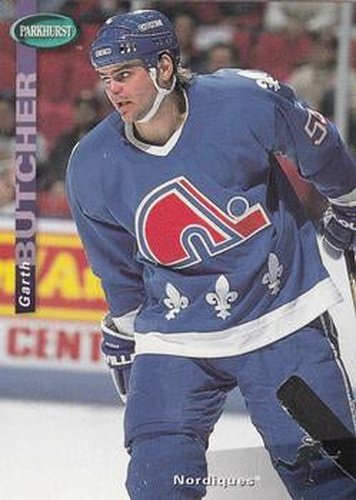 #188 Garth Butcher - Quebec Nordiques - 1994-95 Parkhurst Hockey
