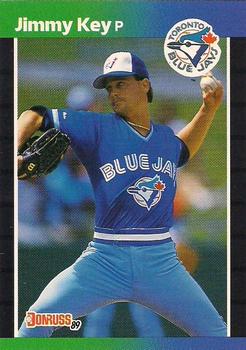 #188 Jimmy Key - Toronto Blue Jays - 1989 Donruss Baseball