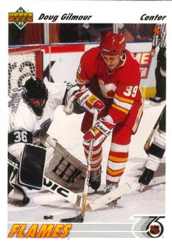 #188 Doug Gilmour - Calgary Flames - 1991-92 Upper Deck Hockey